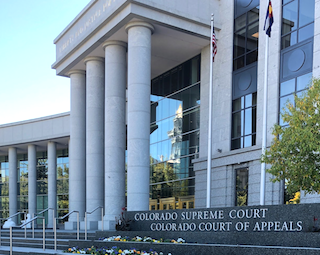 Colorado courthouse pillars