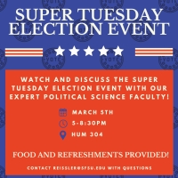 Super Tuesday Election Event Flyer